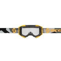 Goggle Fury Enduro camo grey/yellow double clear works