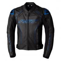 2977 S1 CE Mens Leather Jacket Blue