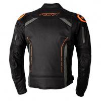 2977 S1 CE Mens Leather Jacket Orange