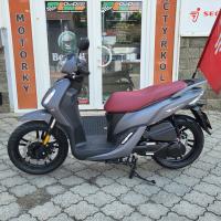 SYMPHONY 125 MATNÁ ŠEDÁ TMAVÁ EURO5, ZÁRUKA 4roky