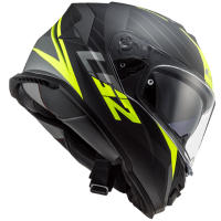 FF800 STORM II NERVE MATT BLACK H-V YELLOW -06