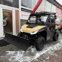 SNOW PLOW 67' STEEL BLACK (170 CM) + QUICK ADAPTER