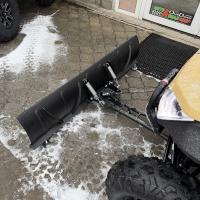 SNOW PLOW 67' STEEL BLACK (170 CM) + QUICK ADAPTER