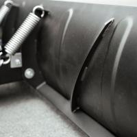 SNOW PLOW 67' STEEL BLACK (170 CM) WITH QUICK ADAPTER