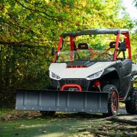 SNOW PLOW 67' STEEL BLACK (170 CM) WITH QUICK ADAPTER