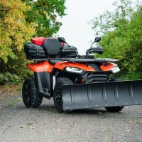 SNOW PLOW 59' STEEL BLACK (150 CM) WITH QUICK ADAPTER
