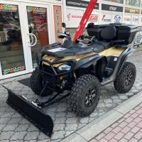 SNOW PLOW 59' STEEL BLACK (150 CM) + QUICK ADAPTER