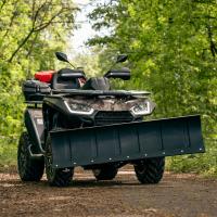 SNOW PLOW 59' STEEL BLACK (150 CM) WITH QUICK ADAPTER