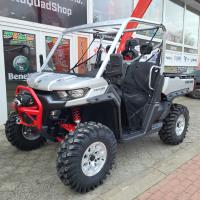 Traxter XMR HD10 MY24 INT, Hyper Silver & Legion Red