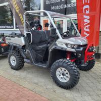Traxter XMR HD10 MY24 INT, Hyper Silver & Legion Red