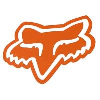 Head Sticker 8cm Orange