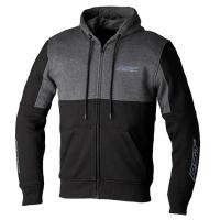 3467 x Kevlar® Team Zip Through CE Mens Text Hood, Black / Grey