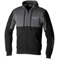 3467 x Kevlar® Team Zip Through CE Mens Text Hood, Black / Grey