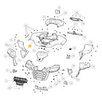 FRONT PANEL BLACK pro čtyřkolky Segway AT5