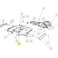 BLACK REAR FENDER pro čtyřkolky Segway AT6, černý