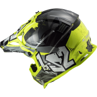 MX437 FAST EVO MINI II CRUSHER BLACK YELLOW 06