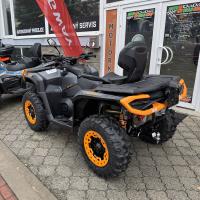 Outlander Max 1000 XT-P MY25ABS, Mineral Gray / Orange