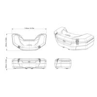 LinQ 23 US Gal (87 L) Trunk Box, G3L