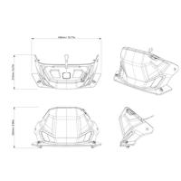 Console Extension pro Can-Am Outlander G3L