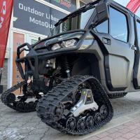 CAN-AM Traxter MAX HD10 XU MY23 Stone Gray -kabina, topení, pásy