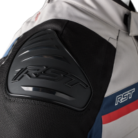 Pro Series Adventure-X CE Mens Textile Jacket Silver / Blue / Red