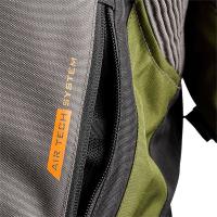 3198 Maverick Evo CE Mens Textile Jacket Khaki / Grey / Orange