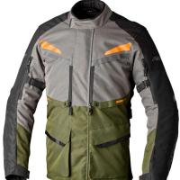 3198 Maverick Evo CE Mens Textile Jacket Khaki / Grey / Orange
