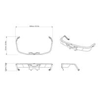 LinQ Rear Rack Extension na Outlander G3