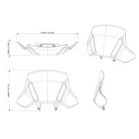 Adventure Windshield, G3