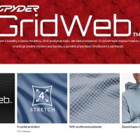Gridweb Fleece Hoodie Slate
