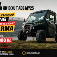 Traxter HD10 XU T ABS MY25, Stealth Black, AKCE KABINA ZDARMA