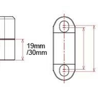 pro řídítka o průměru 22mm, zvýšení o 30mm