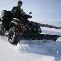 Snow Plow 60' DELUXE BLACK (152 cm) + SHARK QUICK adaptér