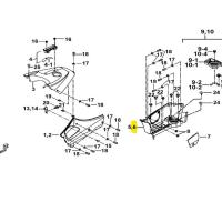 FOOT BOARD, RH.(BROACH) pro čtyřkolky TGB Blade