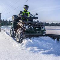 Snow Plow 60' DELUXE YELLOW (152 cm) + univerzální adaptér