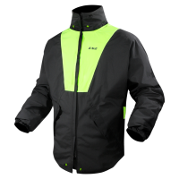 X-RAIN JACKET BLACK H-V YELLOW