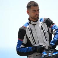 NARVIK MAN JACKET BLUE BLACK GREY RED