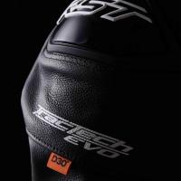 03635 Tractech Evo D3O Leather Jacket Black / Black