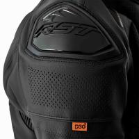 103605 S1 D3O Leather Jacket Black / Black / Black