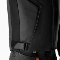 103605 S1 D3O Leather Jacket Black / Black / Black