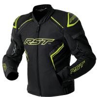103614 S1 D3O Textile Jacket Black / Grey / Flo Yellow
