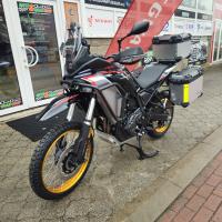 SRT 450 RX, 3x Kufr, výhřev rukojetí a sedla, černá, padací rám