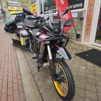 SRT 450 RX, 3x Kufr, výhřev rukojetí a sedla, černá, padací rám