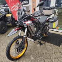 SRT 450 RX, 3x Kufr, výhřev rukojetí a sedla, černá, padací rám