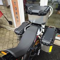 SRT 450 RX, 3x Kufr, výhřev rukojetí a sedla, černá, padací rám