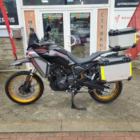 SRT 450 RX, 3x Kufr, výhřev rukojetí a sedla, černá, padací rám