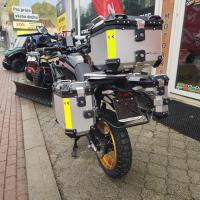 SRT 450 RX, 3x Kufr, výhřev rukojetí a sedla, černá, padací rám