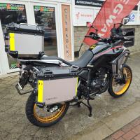 SRT 450 RX, 3x Kufr, výhřev rukojetí a sedla, černá, padací rám