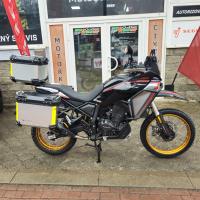 SRT 450 RX, 3x Kufr, výhřev rukojetí a sedla, černá, padací rám