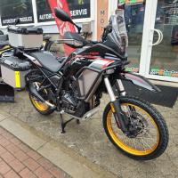 SRT 450 RX, 3x Kufr, výhřev rukojetí a sedla, černá, padací rám